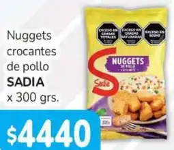 Beltrán Supermercados Sadia nuggets crocantes de pollo oferta