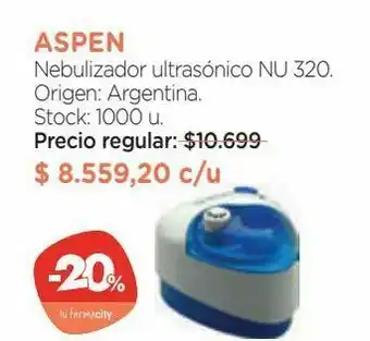 Farmacity Nebulizador ultrasónico nu 320. oferta