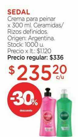 Farmacity Crema para peinar x 300 ml. oferta