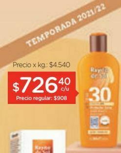 Farmacity Protector solar fps30 x 200 gr. oferta