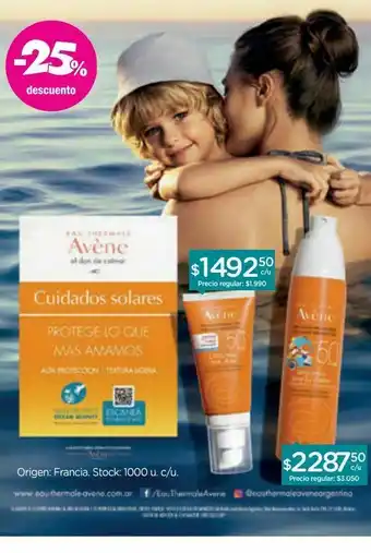 Farmacity Protector solar avene spray especial niños fps 50 x 200 ml oferta
