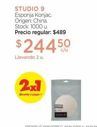 Farmacity Esponja konjac. oferta