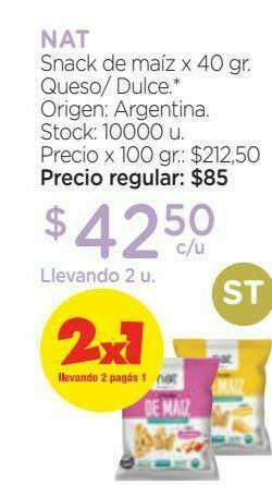 Farmacity Snack de maíz x 40 gr. oferta