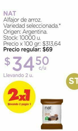 Farmacity Alfajor de arroz. oferta