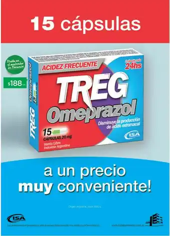 Farmacity Protector gástrico x 15 cápsulas. oferta
