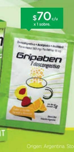 Farmacity Té descongestivo miel/ limón x 1 sobre. oferta