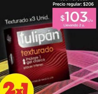 Farmacity Preservativo de látex texturado x 3 un oferta