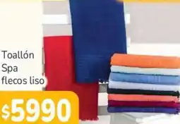 Beltrán Supermercados Toallón spa flecos liso oferta