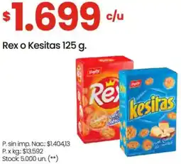 Changomas Rex o Kesitas oferta