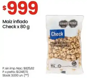 Changomas Check maiz inflado oferta