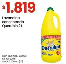 Changomas Querubín lavandina concentrada oferta