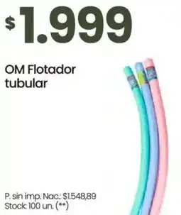Changomas Om flotador tubular oferta