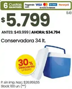 Changomas Conservadora oferta