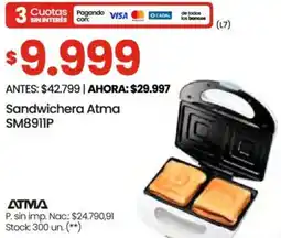 Changomas Atma sandwichera oferta