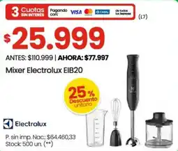 Changomas Electrolux mixer EIB20 oferta