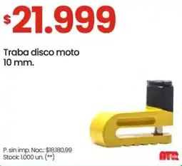 Changomas Atr traba disco moto oferta
