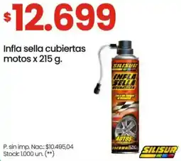 Changomas Infla sella cubiertas motos oferta