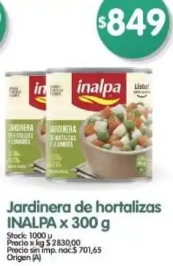 Supermercados Buenos Días Inalpa jardinera de hortalizas oferta