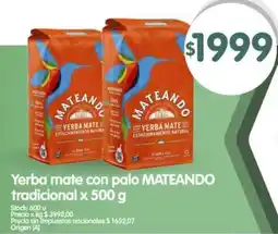 Supermercados Buenos Días Mateando yerba mate con palo oferta