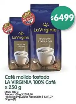 Supermercados Buenos Días La Virginia café molido tostado oferta