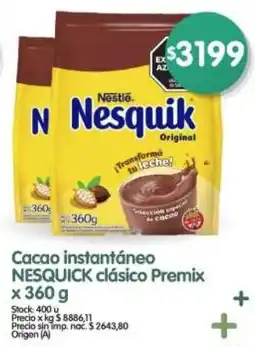 Supermercados Buenos Días Nesquick oferta
