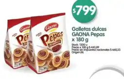 Supermercados Buenos Días Gaona galletas dulces pepas oferta