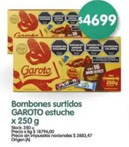 Supermercados Buenos Días Garoto bombones oferta