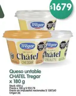 Supermercados Buenos Días Tregar Chatel queso untable oferta