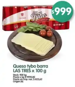 Supermercados Buenos Días Las Tres queso tybo barra oferta
