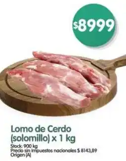 Supermercados Buenos Días Lomo de Cerdo oferta