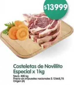 Supermercados Buenos Días Costeletas de Novillito Especial oferta