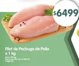 Supermercados Buenos Días Filet de Pechuga de Pollo oferta