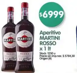 Supermercados Buenos Días Martini rosso aperitivo oferta