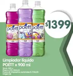 Supermercados Buenos Días Poett limpiador líquido oferta