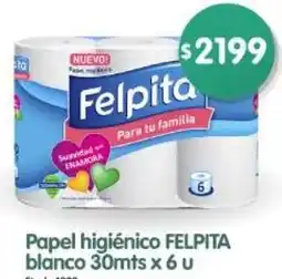 Supermercados Buenos Días Felpita papel higiénico blanco oferta
