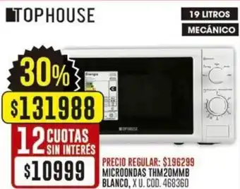 Tophouse microondas