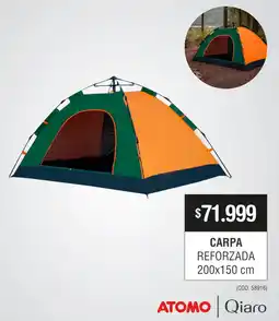 Atomo Conviene Carpa reforzada oferta