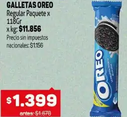 Makro Oreo galletas regular paquete oferta
