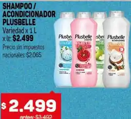 Makro Plusbelle shampoo / acondicionador oferta