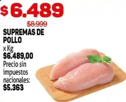 Makro Supremas de pollo oferta
