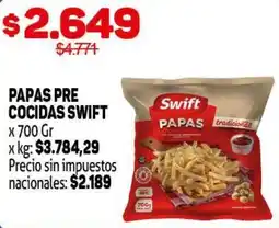 Makro Swift papas pre cocidas oferta