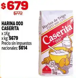 Makro Caserita harina 000 oferta