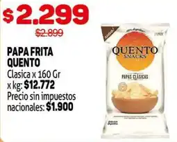 Makro Quento papa frita clasica oferta