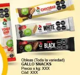 Makro Gallo snacks obleas oferta