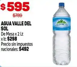 Makro Valle del sol agua de mesa oferta