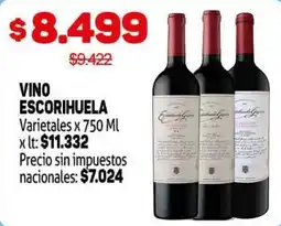 Makro Escorihuela vino oferta