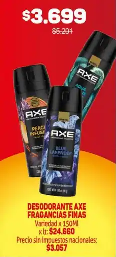 Makro Axe desodorante oferta