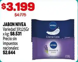 Makro Nivea jabon oferta