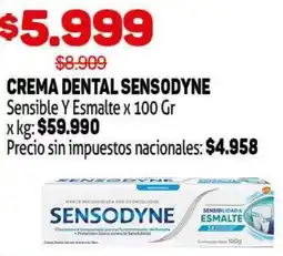 Makro Sensodyne crema dental sensible y esmalte oferta