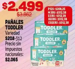 Makro Pañales toddler variedad oferta
